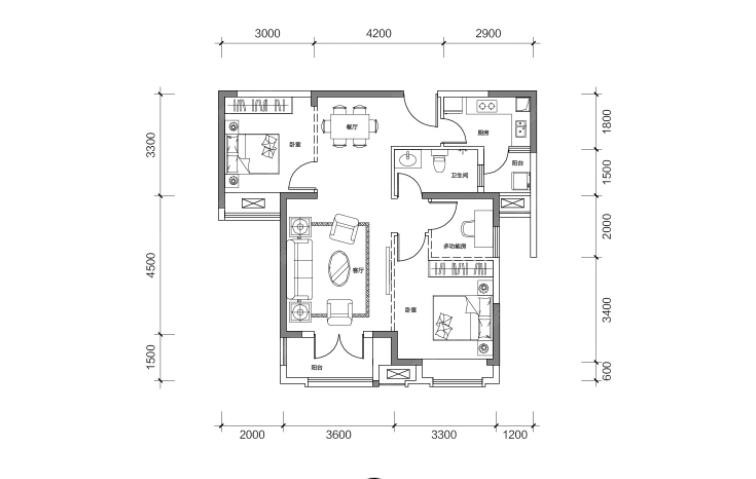 157欧式三房装修效果图,欧式风格装修案例效果图-美广网(图1)