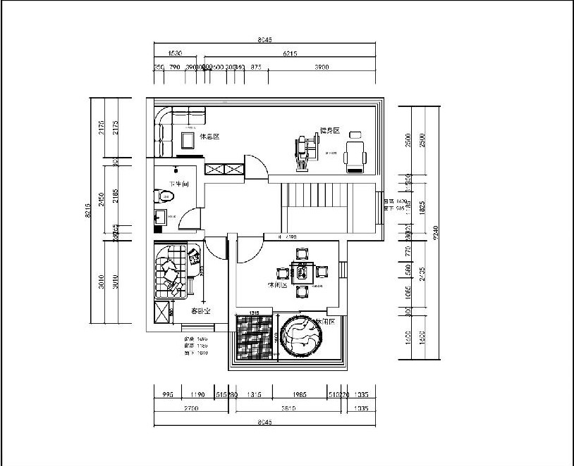 140现代三房装修效果图,140m²现代简约宁静装修案例效果图-美广网