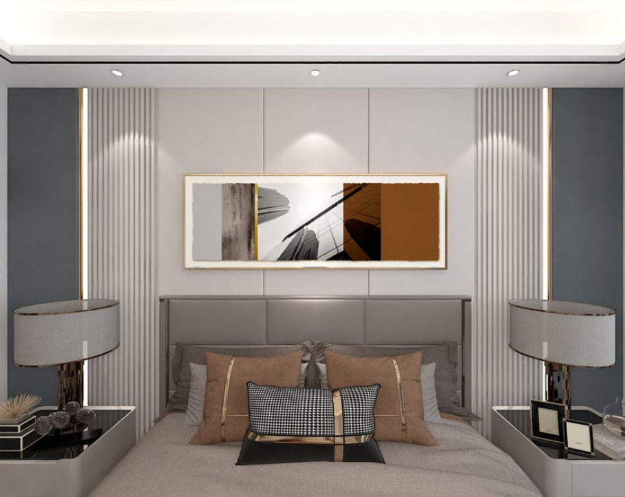 50现代小户型/一房装修效果图,50平米现代简约一居室装修案例效果图-美广网(图4)