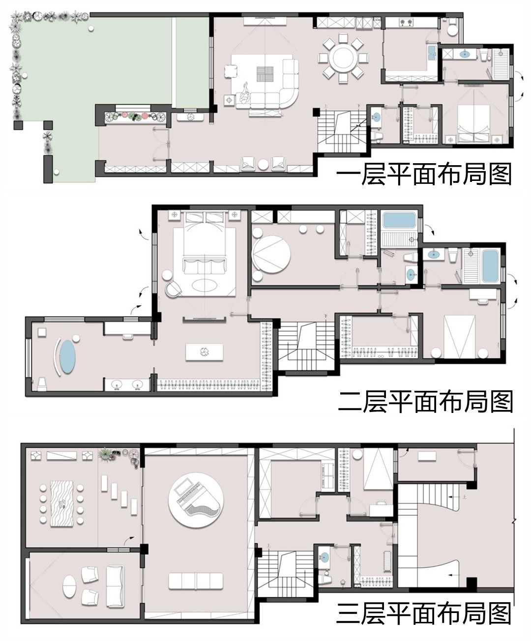 520现代别墅装修效果图,西派澜岸装修案例效果图-美广网(图1)