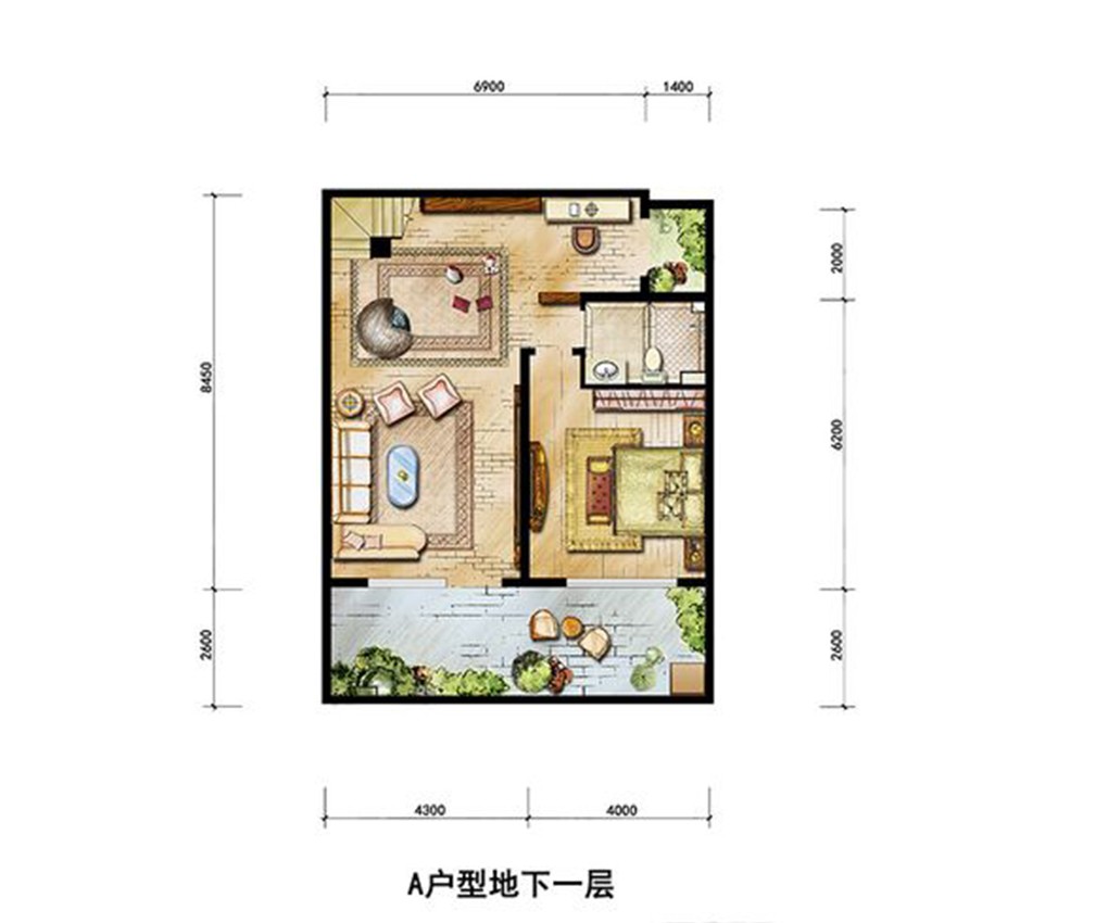 121现代三房装修效果图,现代温馨三居装修案例效果图-美广网(图1)